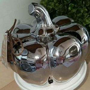 Set of two silver Pumpkin